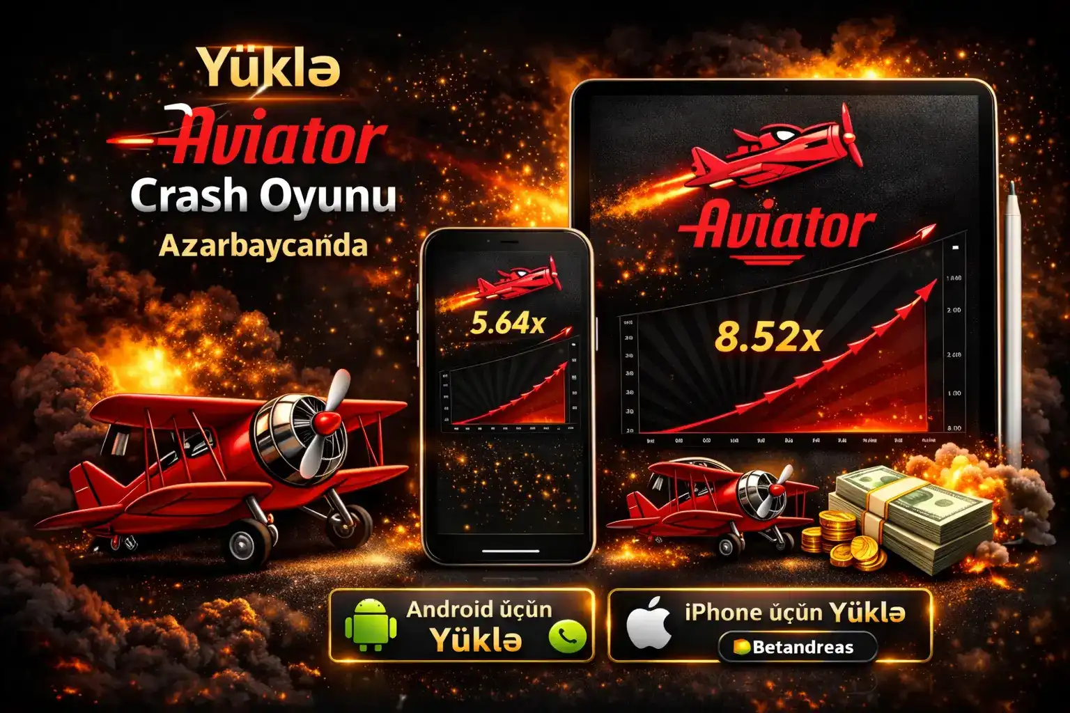 Aviator crash oyunu Azərbaycanda – Betandreas kazino platformasında oynayın
