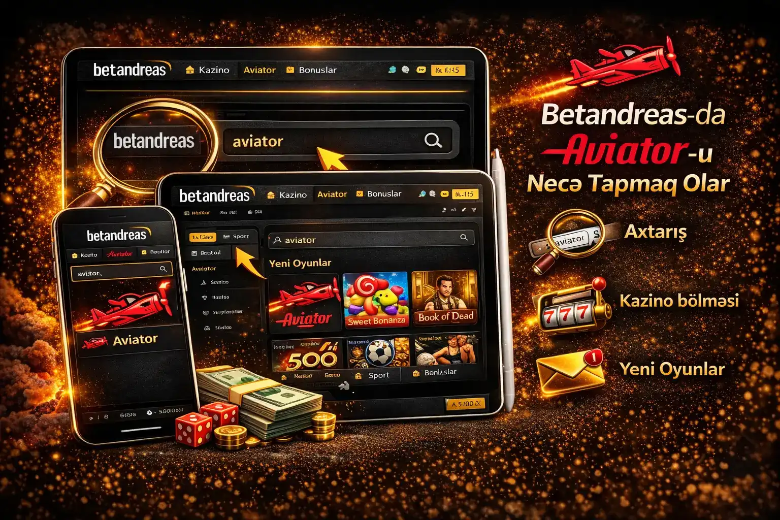 Aviator oyunu Betandreas platformasında – necə tapmaq və başlamaq olar