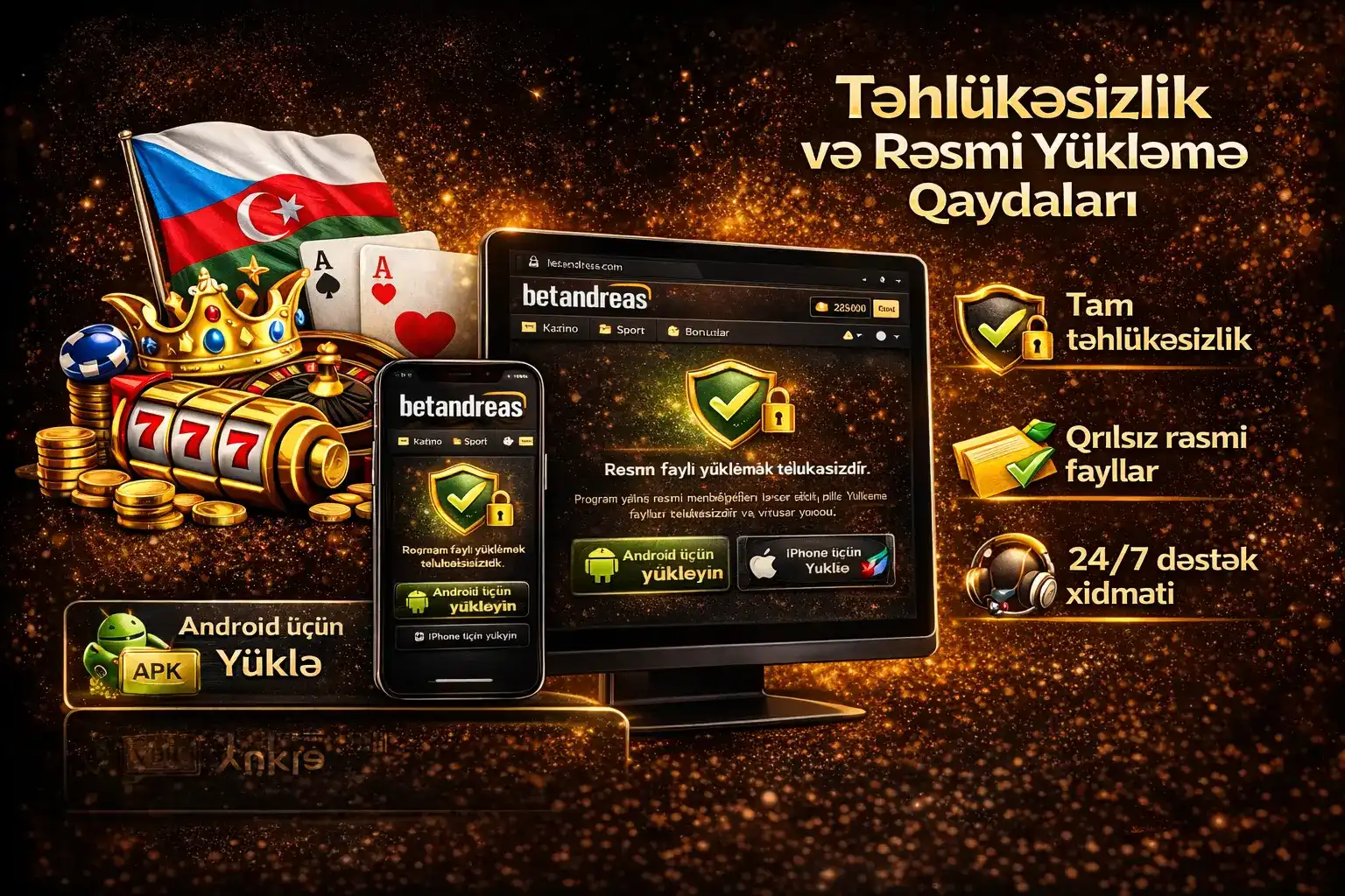 Betandreas platformasında təhlükəsizlik – rəsmi yükləmə qaydaları və məlumatların qorunması